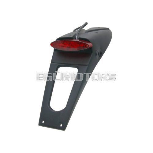 101 Octane hátsó sárvédő féklámpával, LED-es piros, Supermotard, Enduro