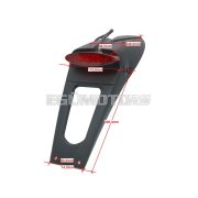 101 Octane hátsó sárvédő féklámpával, LED-es piros, Supermotard, Enduro
