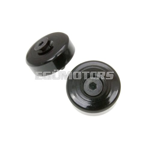 handlebar / bar end weights anti-vibration damper black for Vespa GTS 125-300, Primavera, Sprint