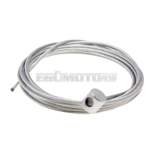 bowden inner cable 190cmx1.8mm with nipple 8mmx8mm