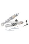 shock absorber kit front & rear Sport Elegance silver color for Vespa PX, PE 125, 150, 200