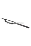 Enduro handlebar aluminum w/ crossbar black color anodized 22mm - 820mm