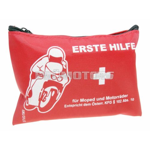 first aid kit pouch for motorcycle, geared bike, scooter