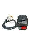 right-hand switch assy for E-starter, w/ light switch - universal