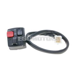   OEM Standard bal oldali kapcsolóegység irányjelzővel, tompított/távolsági fényszóróval, dudával, Derbi Senda R, DRD, SM, X-Race