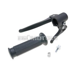   brake lever fitting left-hand w/ decompression lever and grip for Piaggio Boxer, Bravo, Ciao, SI -1988