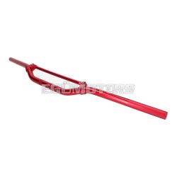 Enduro handlebar aluminum w/ crossbar red color 22mm - 820mm