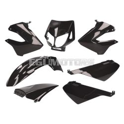 fairing kit black for Derbi Senda R, SM X-Treme, SM DRD