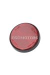 reflector round 55mm red color, screwable