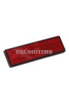 reflector 94x28mm red color, M5 screwable