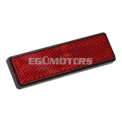 reflector 94x28mm red color, M5 screwable