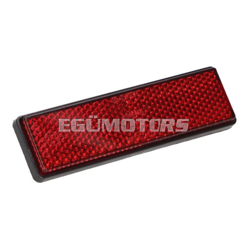 reflector 94x28mm red color, M5 screwable