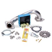 101 Octane tuning készlet prémium/rozsdamentes acél szívócsővel Derbi Senda, Aprilia RX/SX, Gilera RCR, SMT 2018- (Euro4)