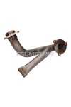 exhaust manifold stainless steel w/ choke tube, unrestricted for Aprilia SX, RX, Derbi Senda, DRD, X-Treme, SM, Gilera RCR, SMT