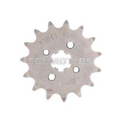   OEM Standard Első lánckerék 420-as, 15 fogú, Piaggio / Derbi D50B0, EBE, EBS = IP38030-15