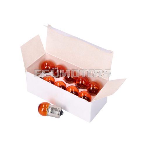 bulb RY10W BAU15s 12V 10W orange - 10 pcs