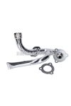 exhaust manifold chromed w/ choke tube for Aprilia SX, RX, Derbi Senda, Gilera RCR, SMT