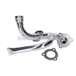   OEM Standard Kipufogócső krómozott csővel Aprilia SX, RX, Derbi Senda, Gilera RCR, SMT