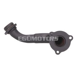   101 Octane Fekete, nyitott,  kipufogókönyök,  Aprilia RS4 50 18- E4 (D50B) [ZD4KRA00]