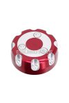 fuel tank cap aluminum red anodized for Aprilia RX 50, SX 50, Derbi Senda R, Senda SM, Gilera SMT 50, RCR 50