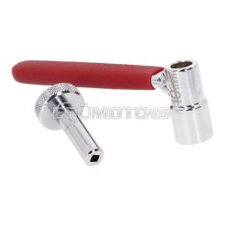  Szelephézag állító szerszám M6, 10mm-es villáskulcs méret, 3mm-es négyszög végződéssel
