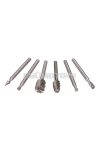 milling cutter tool set / dremel end mill bit set HSS 3,17mm 6-part