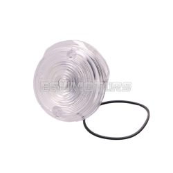   front turn signal lens 80mm white for Simson S50, S51, S70, SR50, SR80, MZ TS 250, ETZ 125, ETZ 150, ETZ 250