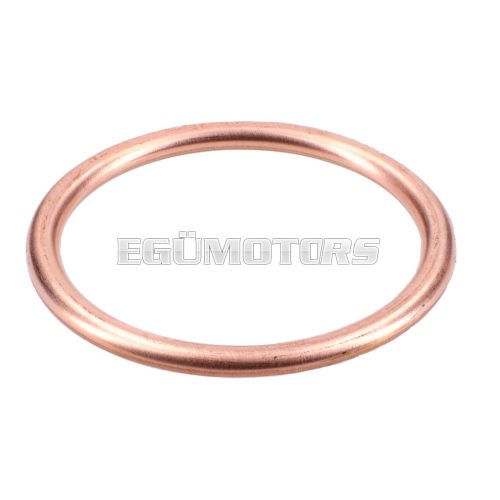 exhaust gasket copper 28x34mm for Simson S50, S51, S53, S70, S83, SR50, SR70, Schwalbe, Sperber, Spatz, Habicht, Star