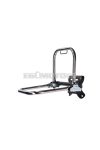 rear luggage rack chromed w/ short support handle and fender mount for Simson S50, S51, S70