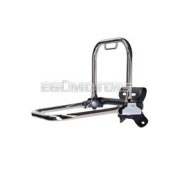   rear luggage rack chromed w/ short support handle and fender mount for Simson S50, S51, S70