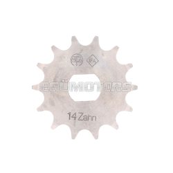   front sprocket 14 teeth 1/2x5.4 for Simson S51, S53, S70, SR50, SR80, KR51/2 Schwalbe