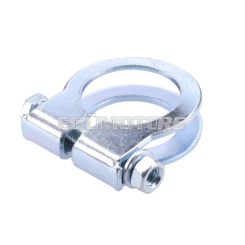 exhaust manifold clamp zinc coated 28mm for Simson S50, S51, S53, S70, S83,  SR50, SR80, Schwalbe, Sperber, Habicht, Star