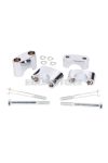 handlebar clamp set chromed for Simson S50, S51, S70