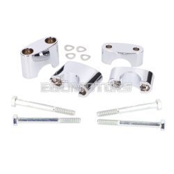 handlebar clamp set chromed for Simson S50, S51, S70