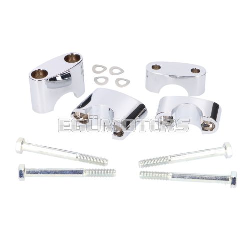 handlebar clamp set chromed for Simson S50, S51, S70