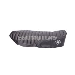   seat cover pleated black w/ logo for Simson S51, S53, S70 Enduro