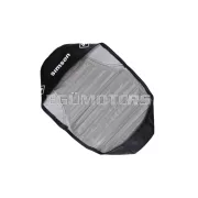 Üléshuzat fekete, steppelt, logóval, Simson S51, S53, S70 Enduro