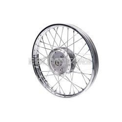   spoke wheel 1.60 x 16 inch chromed steel for Simson KR51/1, KR51/2 Schwalbe, S50, S51, S53, S70, S83, SR4-1 Spatz, SR4-2 Star, SR4-3 Sperber, SR4-4 Habicht, Duo