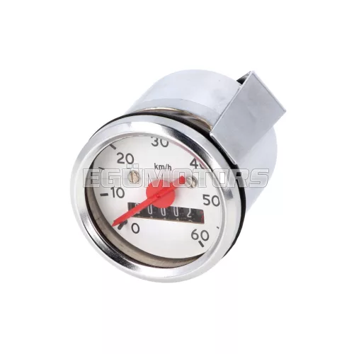 Sebességmérő 60km/h, kerek, 48mm, Simson S50, S51, S70, Schwalbe, Sperber, Habicht, Star
