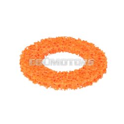   fuel filler neck foam rubber ring 120x60x10mm orange for Simson S50, S51, S70, S53, SR50