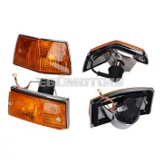Index lámpa készlet, komplett, első és hátsó, narancs, Vespa PX 125-200, Vespa T5