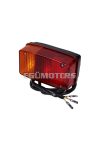 tail light assy w/ cable for Vespa APE P50, CAR, APE 400, 401, 501, 601