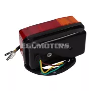 Hátsó lámpa komplett kábelköteggel, Vespa APE P50, CAR, APE 400, 401, 501, 601