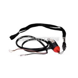   Leállító kapcsoló / leállító gomb, mágneses, kormányra szereléshez