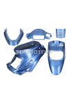 fairing kit Cocktail blue 5-part for MBK Booster