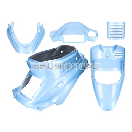 fairing kit Hawaii blue 5-part for MBK Booster -2004, Yamaha BWS -2004