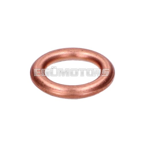 copper seal ring 6x10mm for Simson S50, SR4-1, SR4-2, SR4-3, SR4-4, KR51/1 Schwalbe, Star, Sperber, Spatz, Habicht