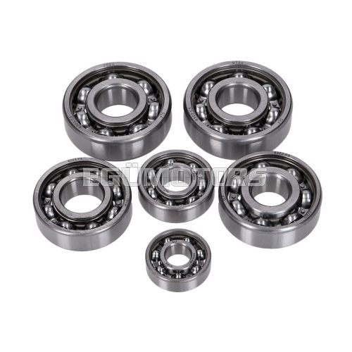 gearbox / engine bearing set SLF 6-piece for Simson S50, KR50, KR51/1, SR4, Schwalbe, Star, Sperber, Spatz, Habicht