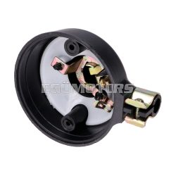   direction indicator holder / housing 80mm round, black for Simson S50, S51, S70, SR50, SR80