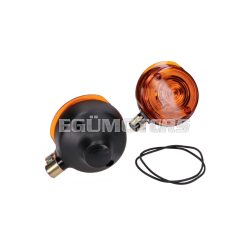   front indicator light set round shape for Simson S50, S51, S70, SR50, SR80, MZ TS 250, ETZ 125, ETZ 150, ETZ 250